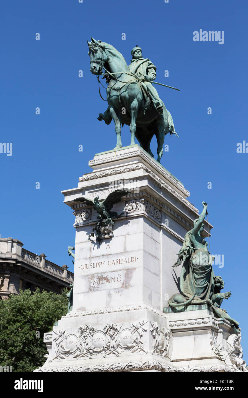 Giuseppe Garibaldi,1807 1882, italiano generale e uomo politico che ha giocato il ruolo centrale nella unificazione dell'Italia. Foto Stock