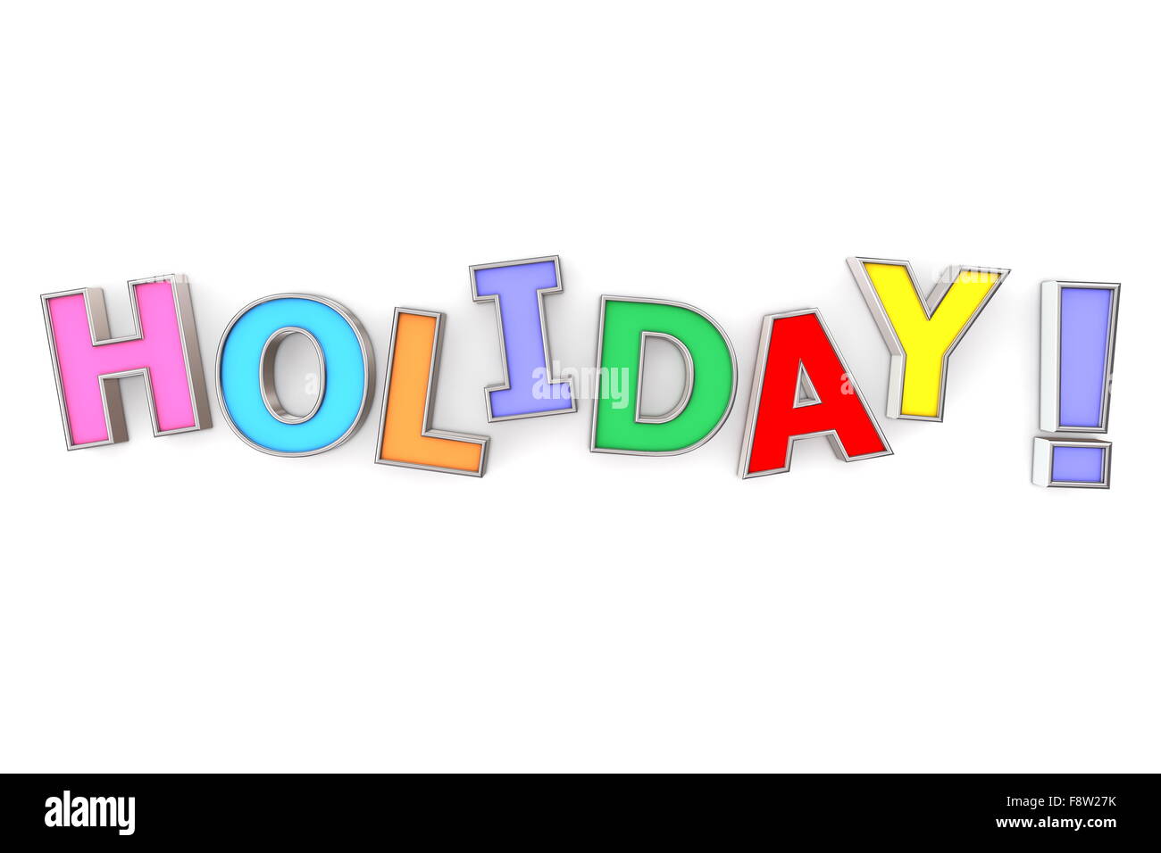 Vacanza colorati Foto Stock