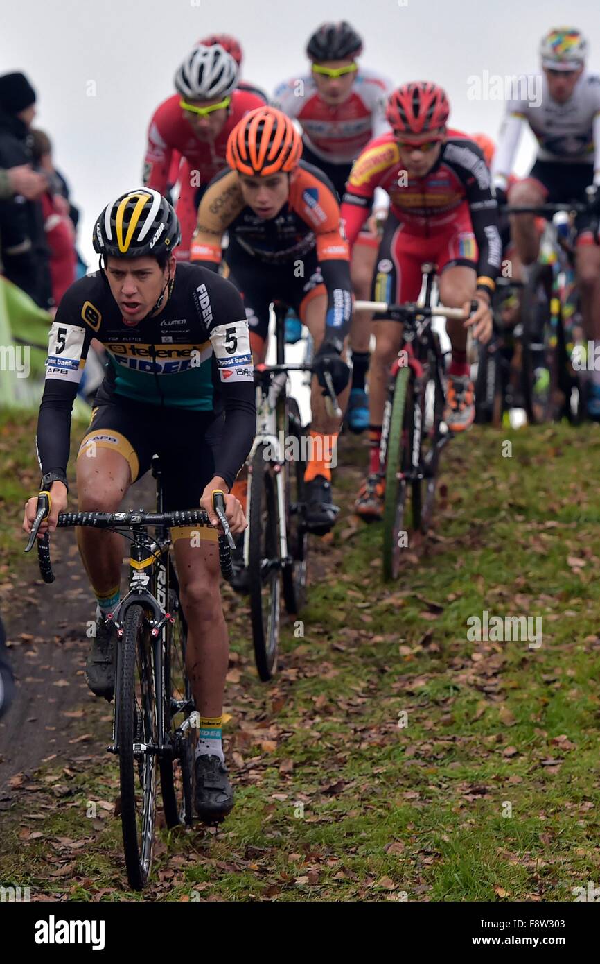 Essen, Belgio. 05 Dic, 2015. Banca Bpost Trofeo ciclocross. Meeusen Tom (BEL) di Telenet - Fidea © Azione Sport Plus/Alamy Live News Foto Stock