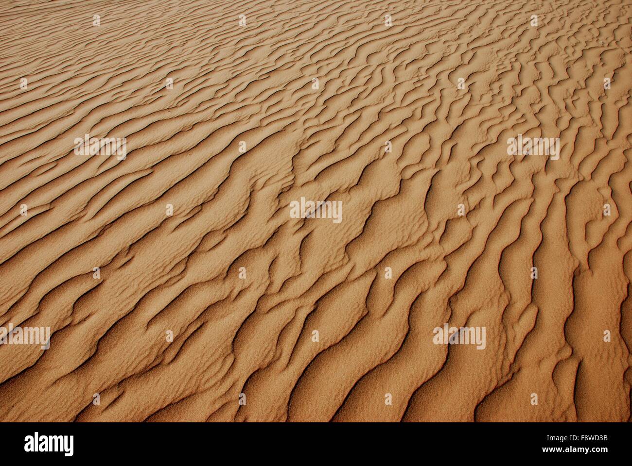 Infinito del Mare di Sabbia Foto Stock