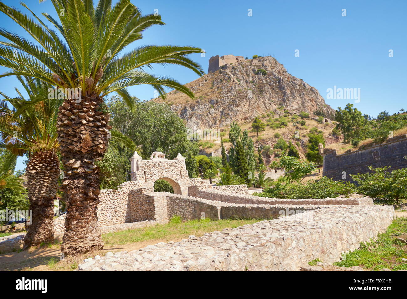 Nafplion, Grecia, PELOPONNESO Foto Stock