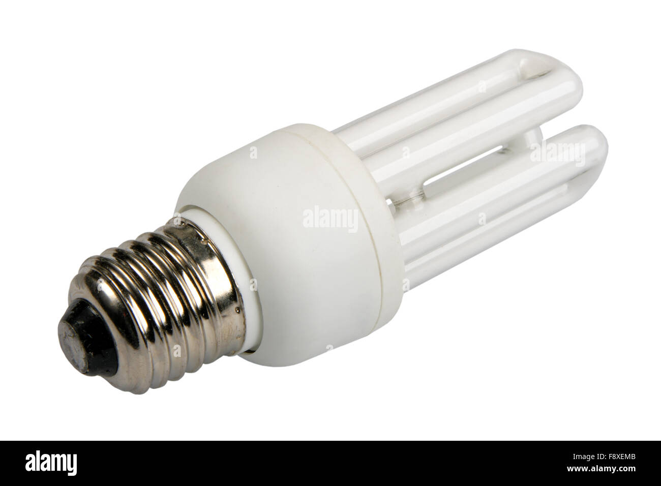 Lampada fluorescente compatta. Foto Stock