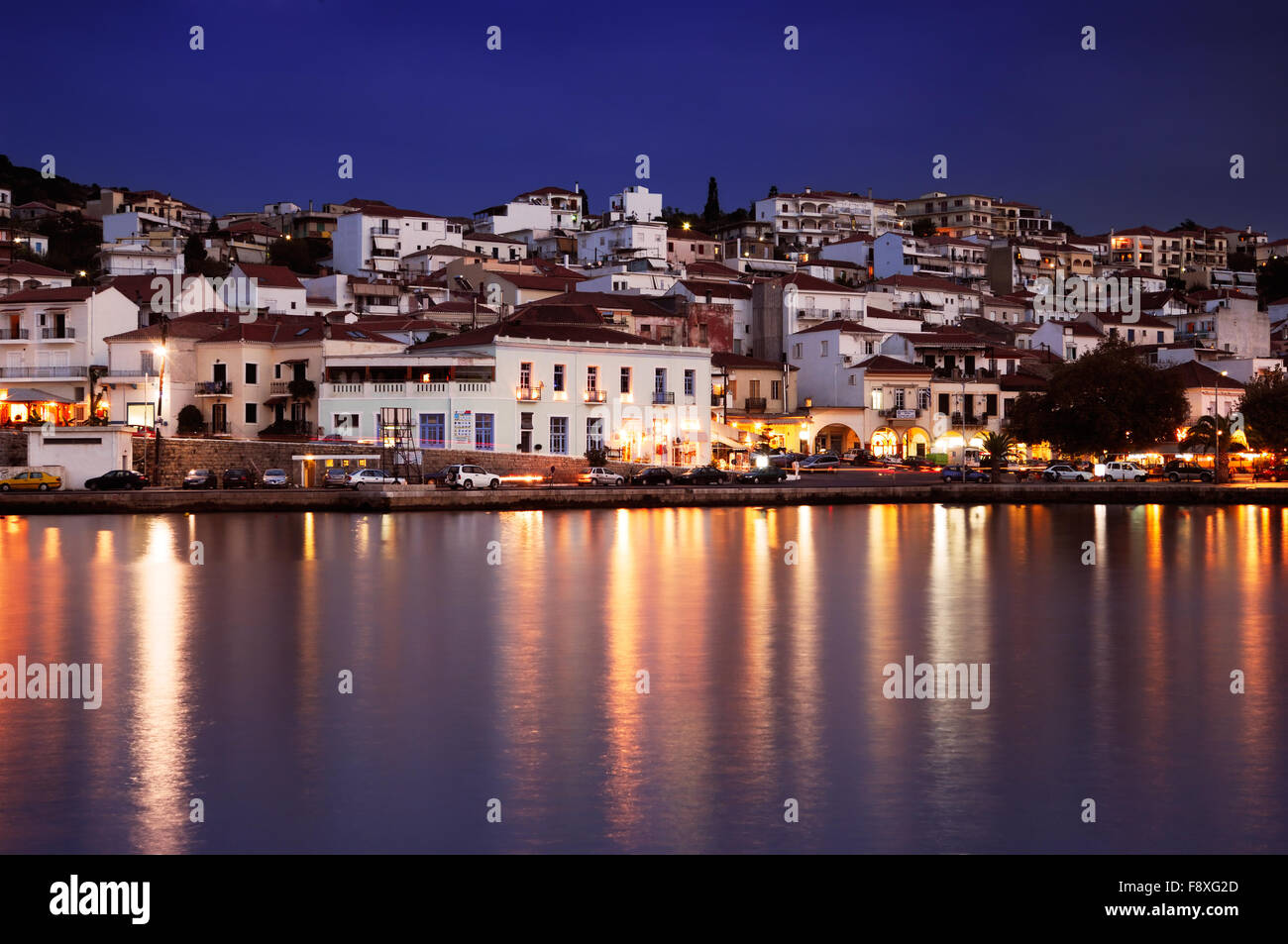 La città di Pilo, Grecia Foto Stock