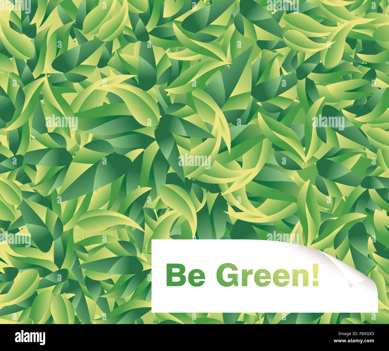 Essere verde Foto Stock