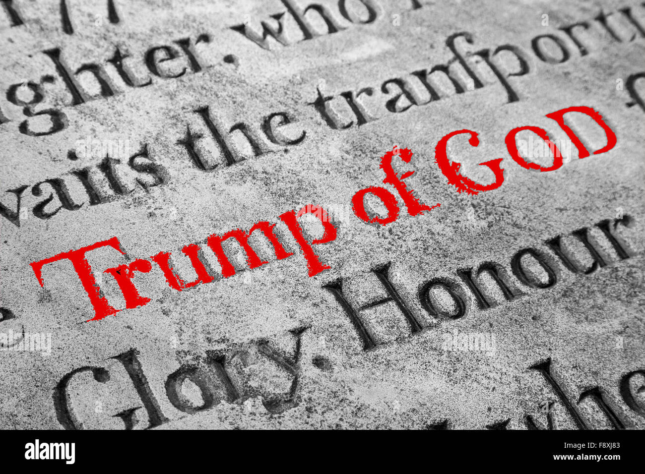 Williamsburg, Virginia - un iscrizione su un oggetto contrassegnato per la rimozione definitiva a Bruton Chiesa Parrocchiale di Colonial Williamsburg. Foto Stock