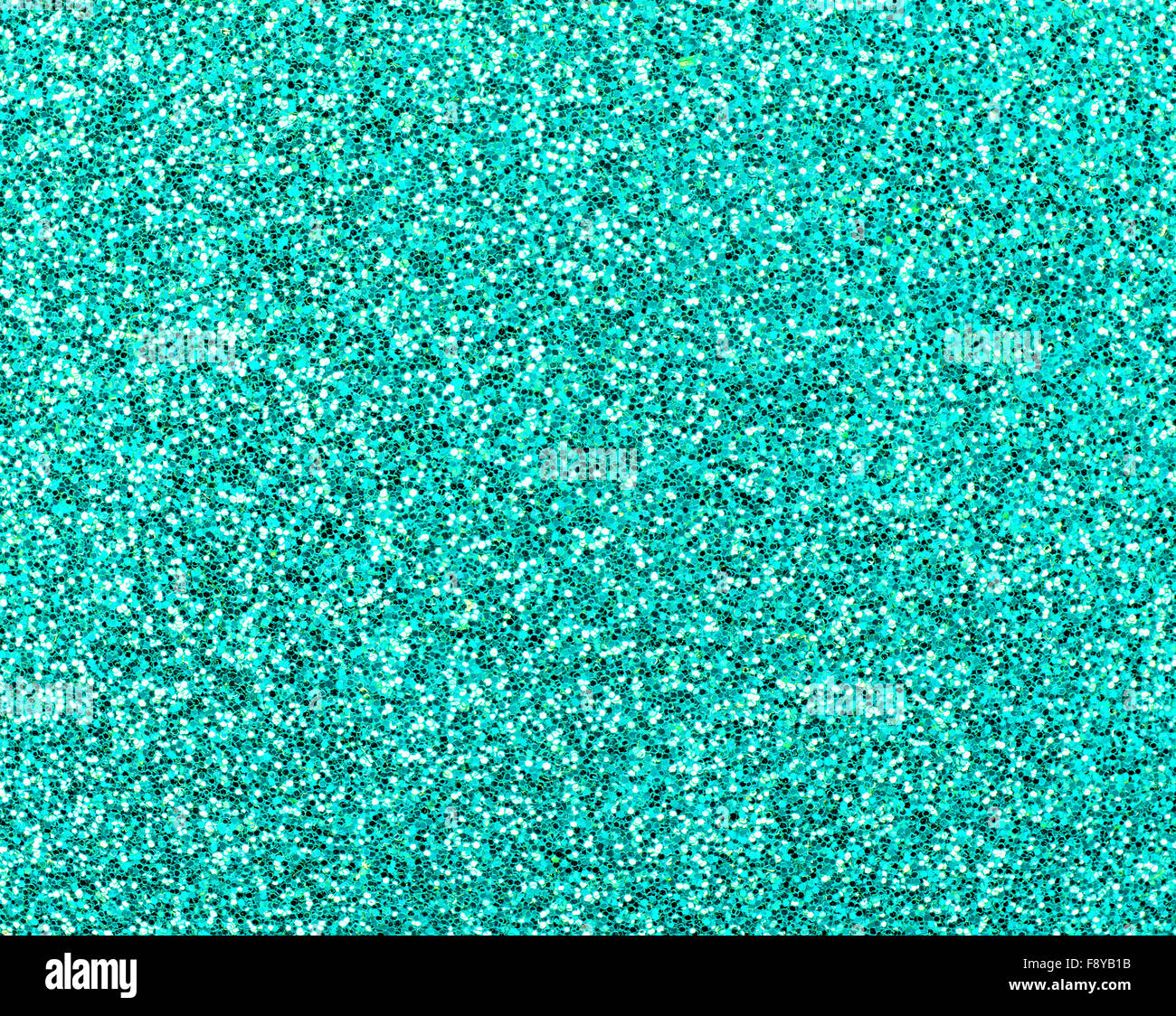 Blu glitter texture close-up come sfondo. Foto Stock