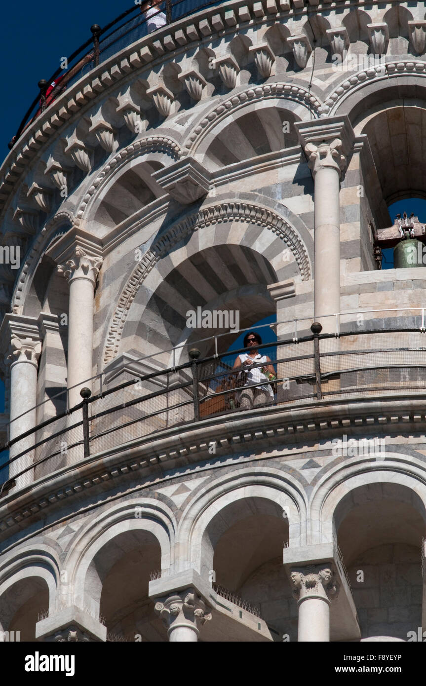 L'Italia, Toscana, Pisa, Torre Pendente Foto Stock