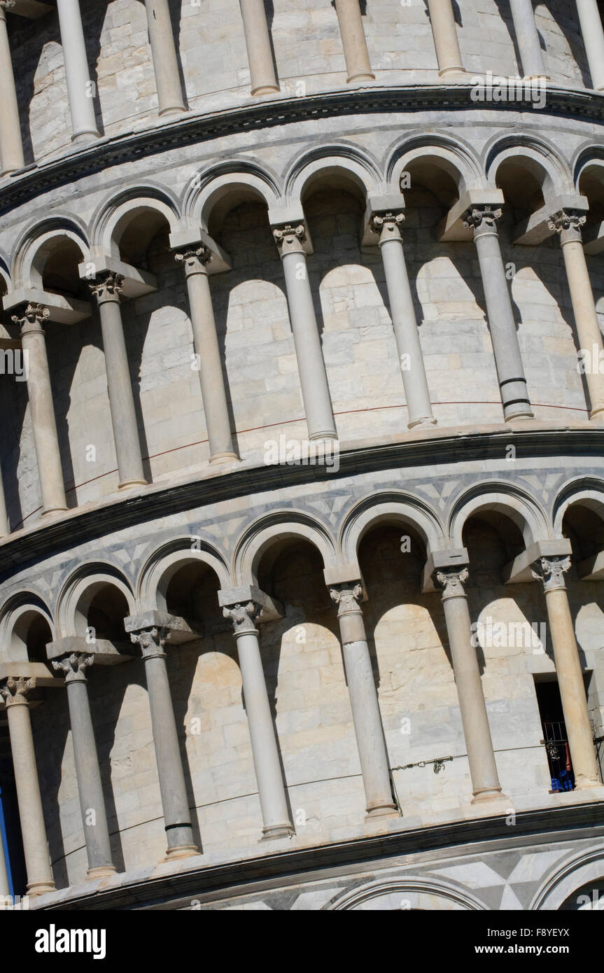 L'Italia, Toscana, Pisa, Torre Pendente Foto Stock