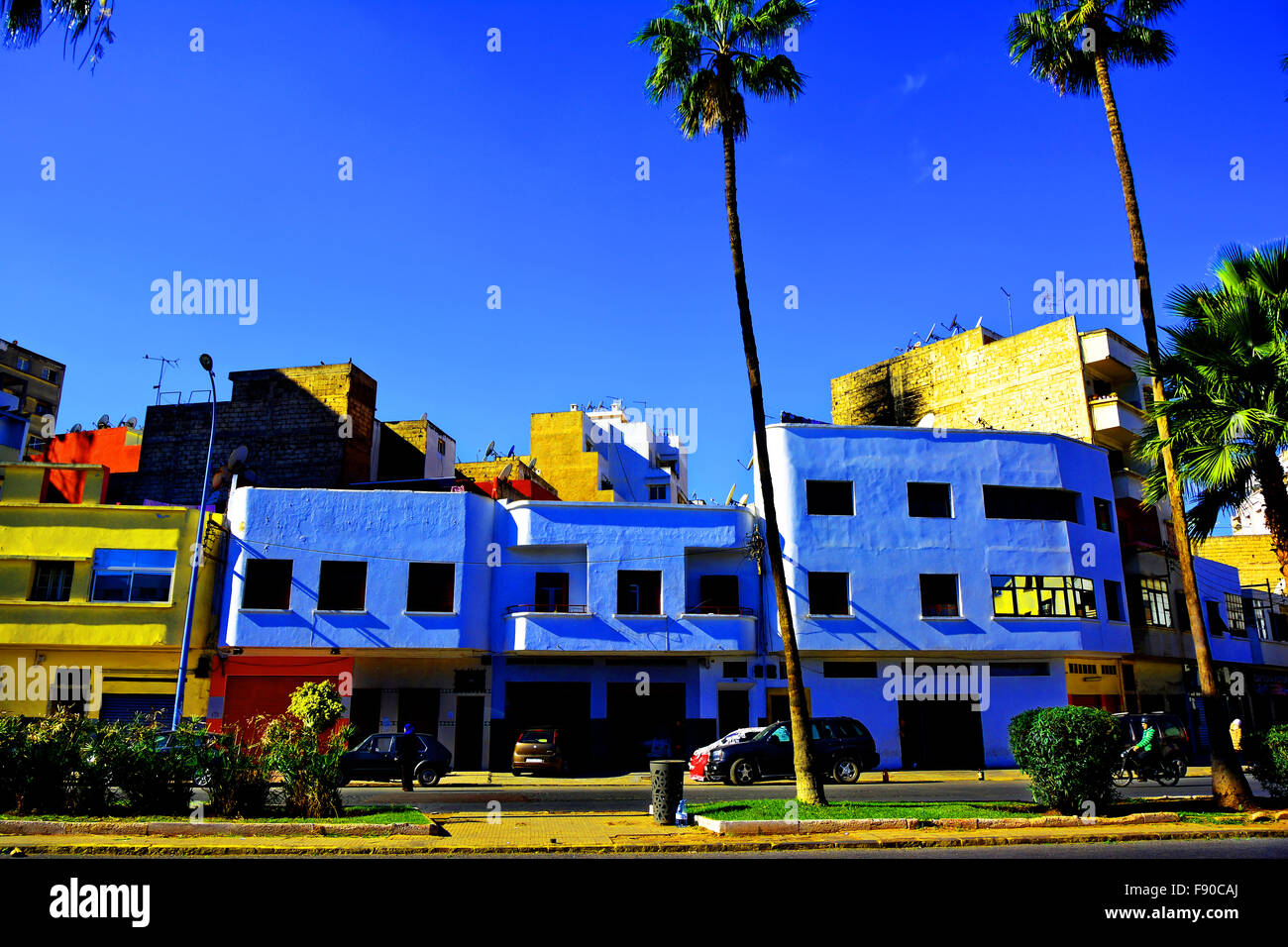 Casablanca Marocco appartamento locale case Foto Stock