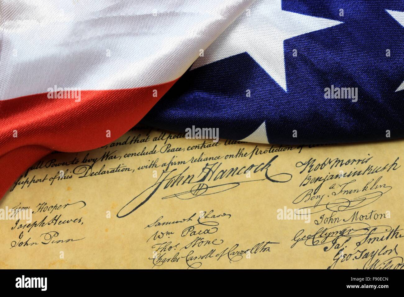 Documento storico COSTITUZIONE DEGLI STATI UNITI - noi LA GENTE Foto Stock