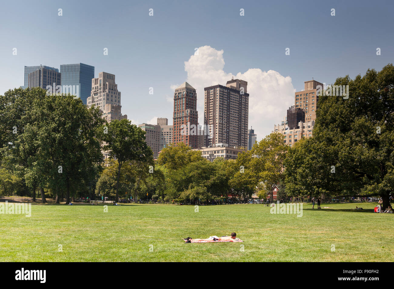 Central Park, Middle-Upper Manhattan, New York City Foto Stock