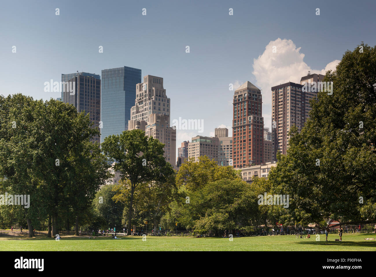 Central Park, Middle-Upper Manhattan, New York City Foto Stock