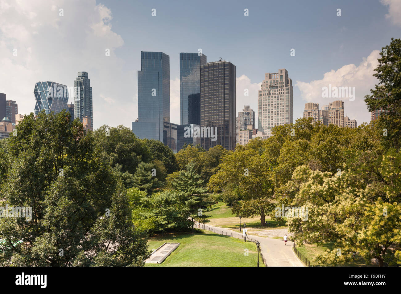 Central Park, Middle-Upper Manhattan, New York City Foto Stock