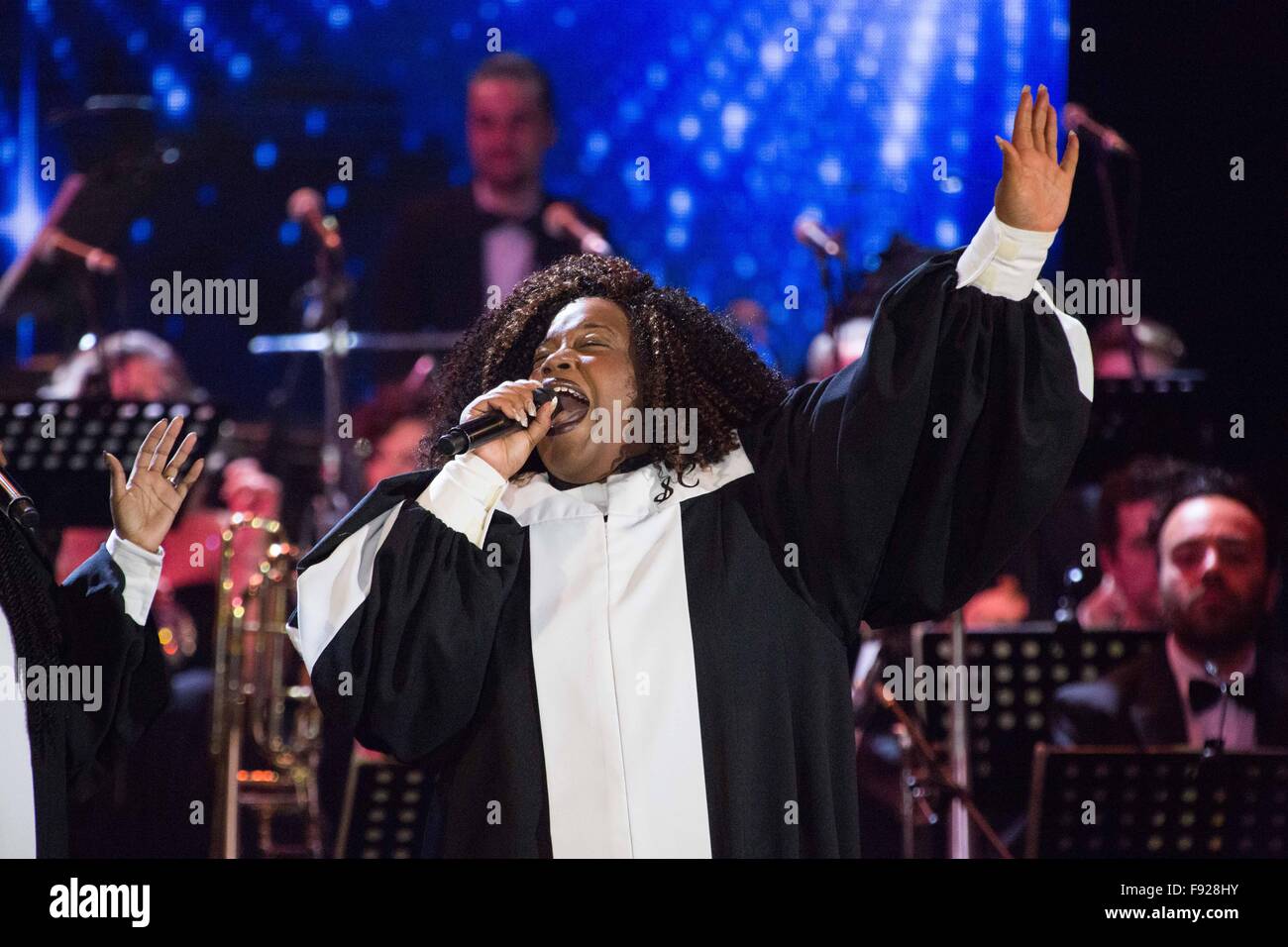 Roma - Concerto di Natale in Auditorium Conciliazione, con molti cantante internazionale Foto Stock