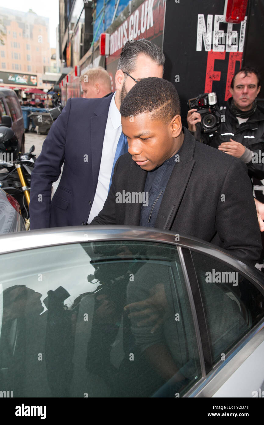 Celebrità a Capital Radio dotata di: John Boyega dove: Londra, Regno Unito quando: 12 Nov 2015 Foto Stock