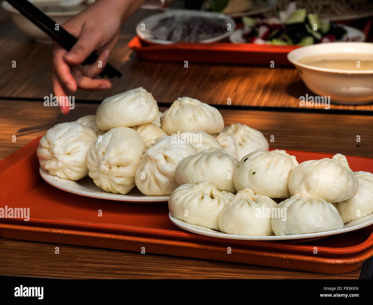 Piatto cinese a Pechino, Cina, Asia Foto Stock