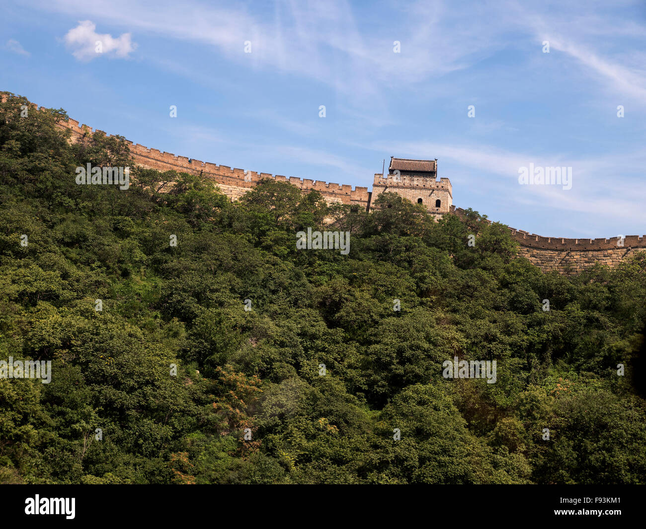 Grande Muraglia a Mutianyu, Cina, Asia, patrimonio mondiale Foto Stock