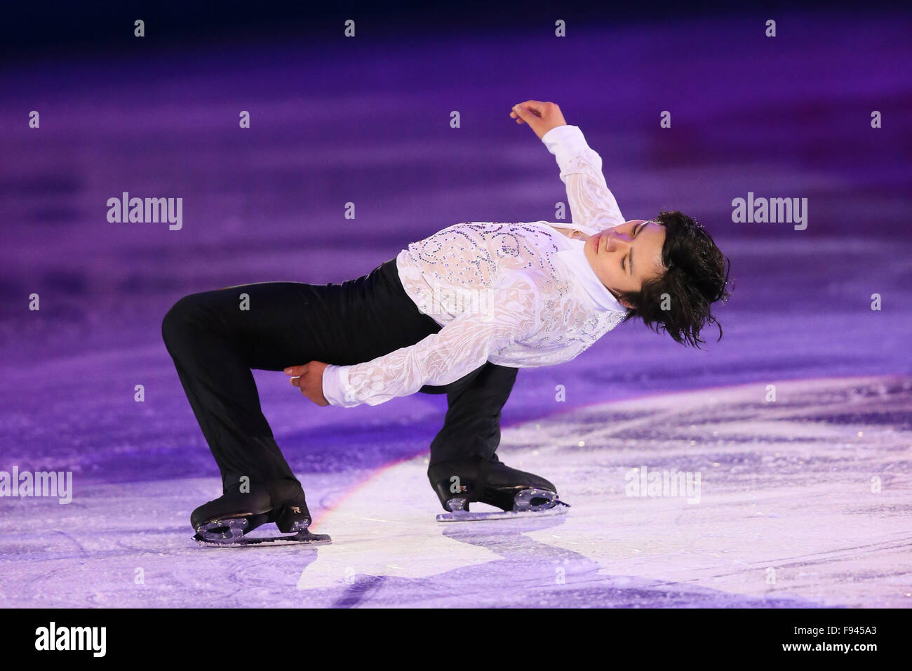 Shoma Onu (JPN), 13 dicembre 2015 - Pattinaggio di Figura : ISU Grand Prix di Pattinaggio di Figura 2015/2016 finale mostra al Centro Congressi Internazionale di Barcellona, Barcellona, Spagna. (Foto di YUTAKA/AFLO SPORT) Foto Stock