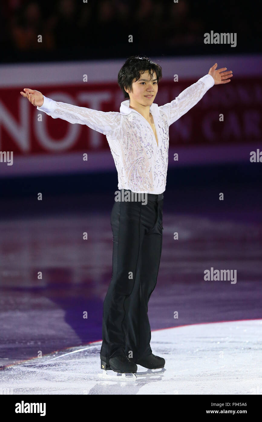 Shoma Onu (JPN), 13 dicembre 2015 - Pattinaggio di Figura : ISU Grand Prix di Pattinaggio di Figura 2015/2016 finale mostra al Centro Congressi Internazionale di Barcellona, Barcellona, Spagna. (Foto di YUTAKA/AFLO SPORT) Foto Stock