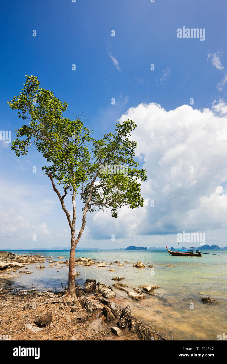 Klong Muang Beach, Provincia di Krabi, Thailandia. Foto Stock