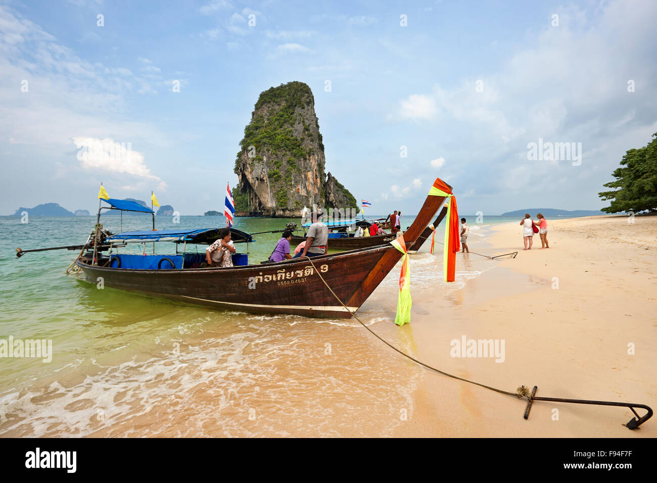 Phra Nang Beach, Provincia di Krabi, Thailandia. Foto Stock