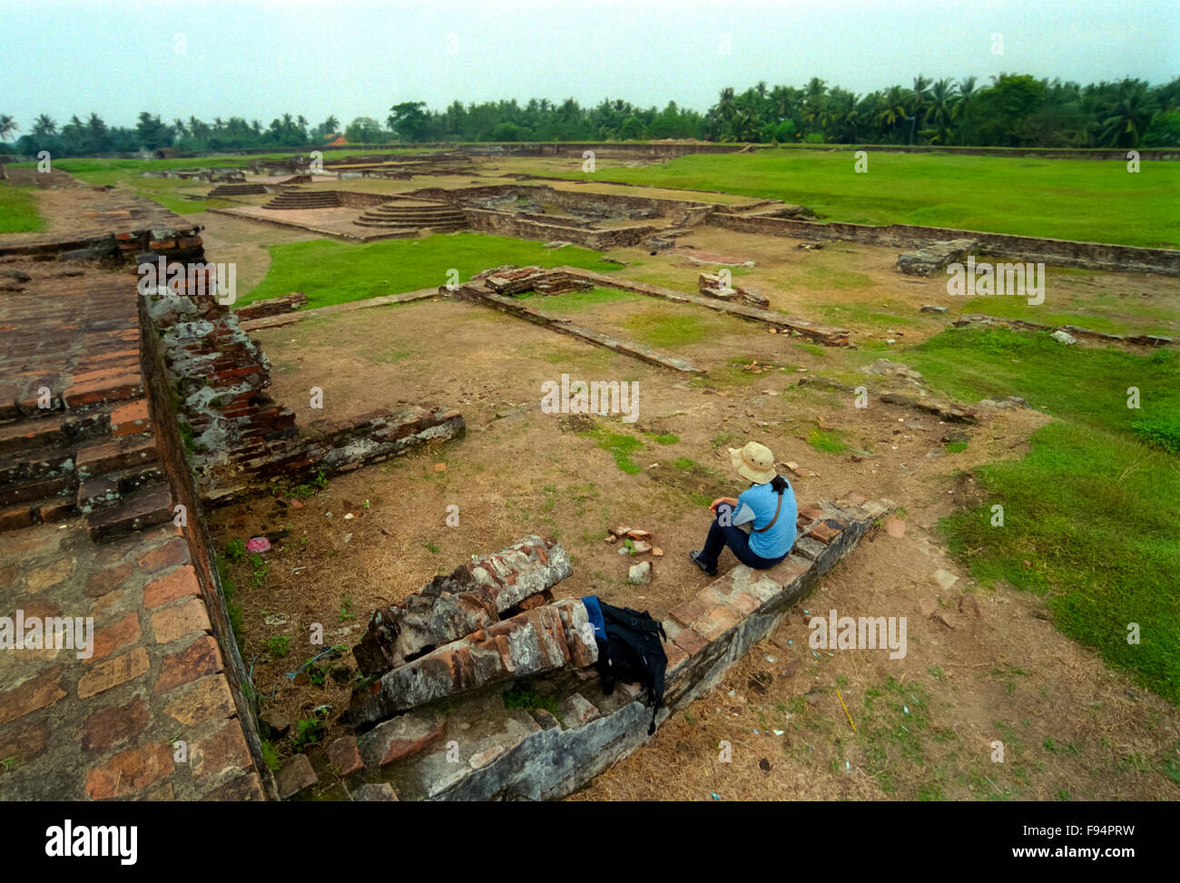 Surosowan Palace, un patrimonio culturale del periodo Sultanato di Banten situato in un'area ora chiamata Banten lama (Old Banten) a Serang, Banten, Indonesia. Foto Stock