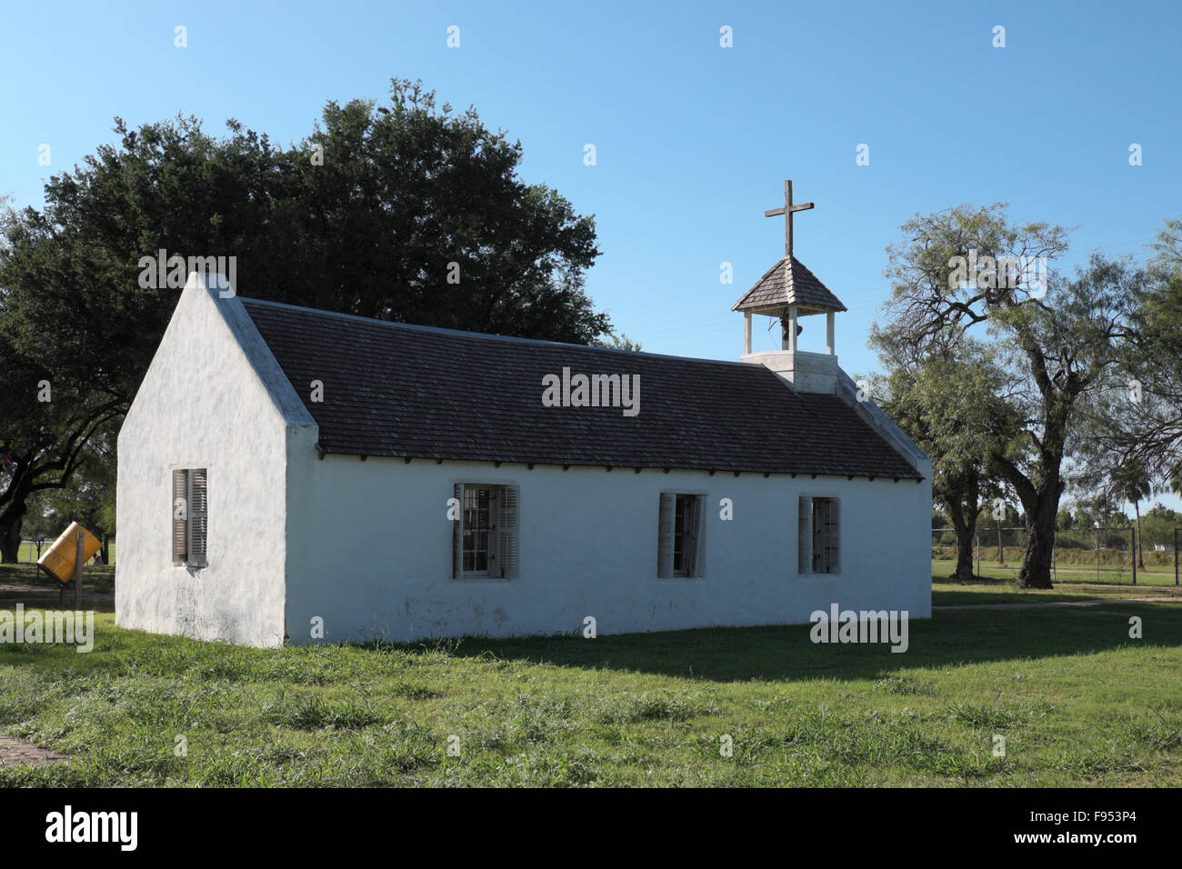 La Lomita cappella in missione, Texas Foto Stock