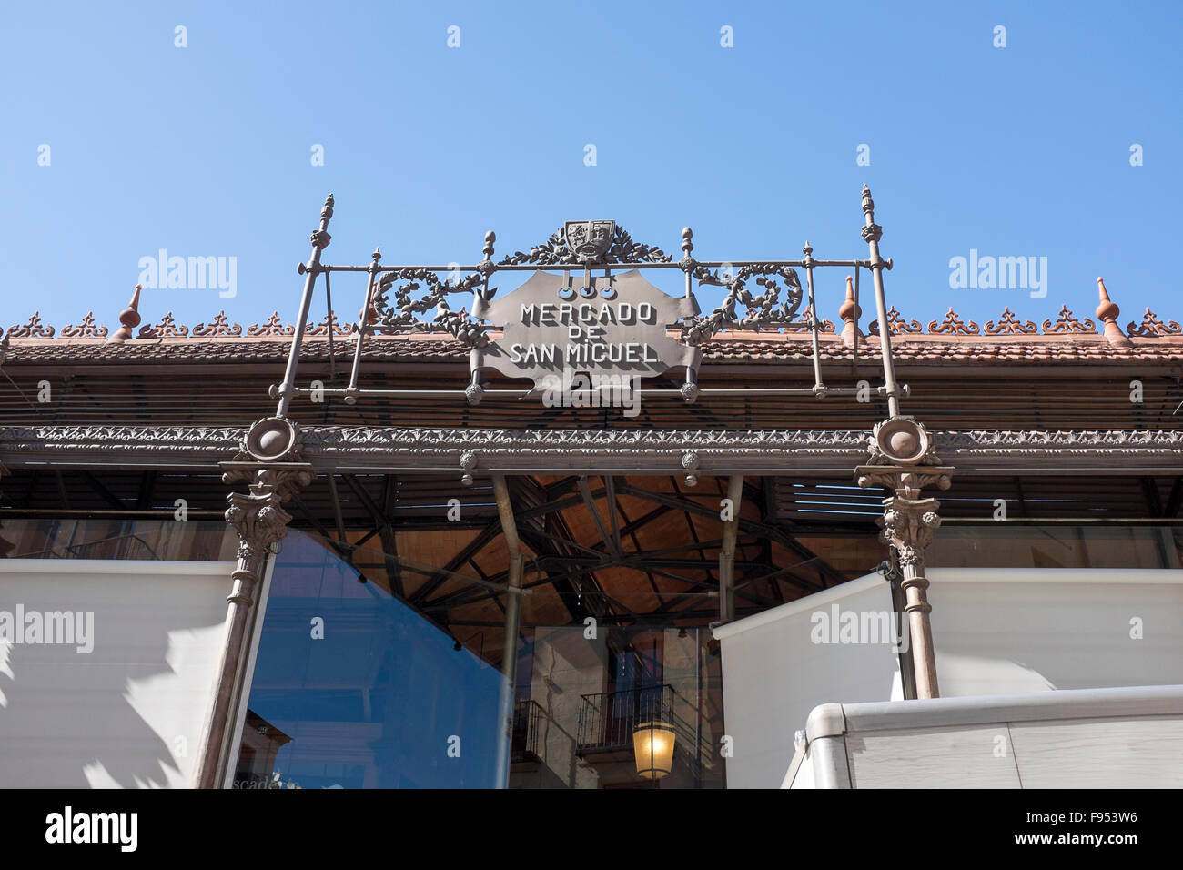 Mercade de San Miguel di Madrid del mercato Foto Stock