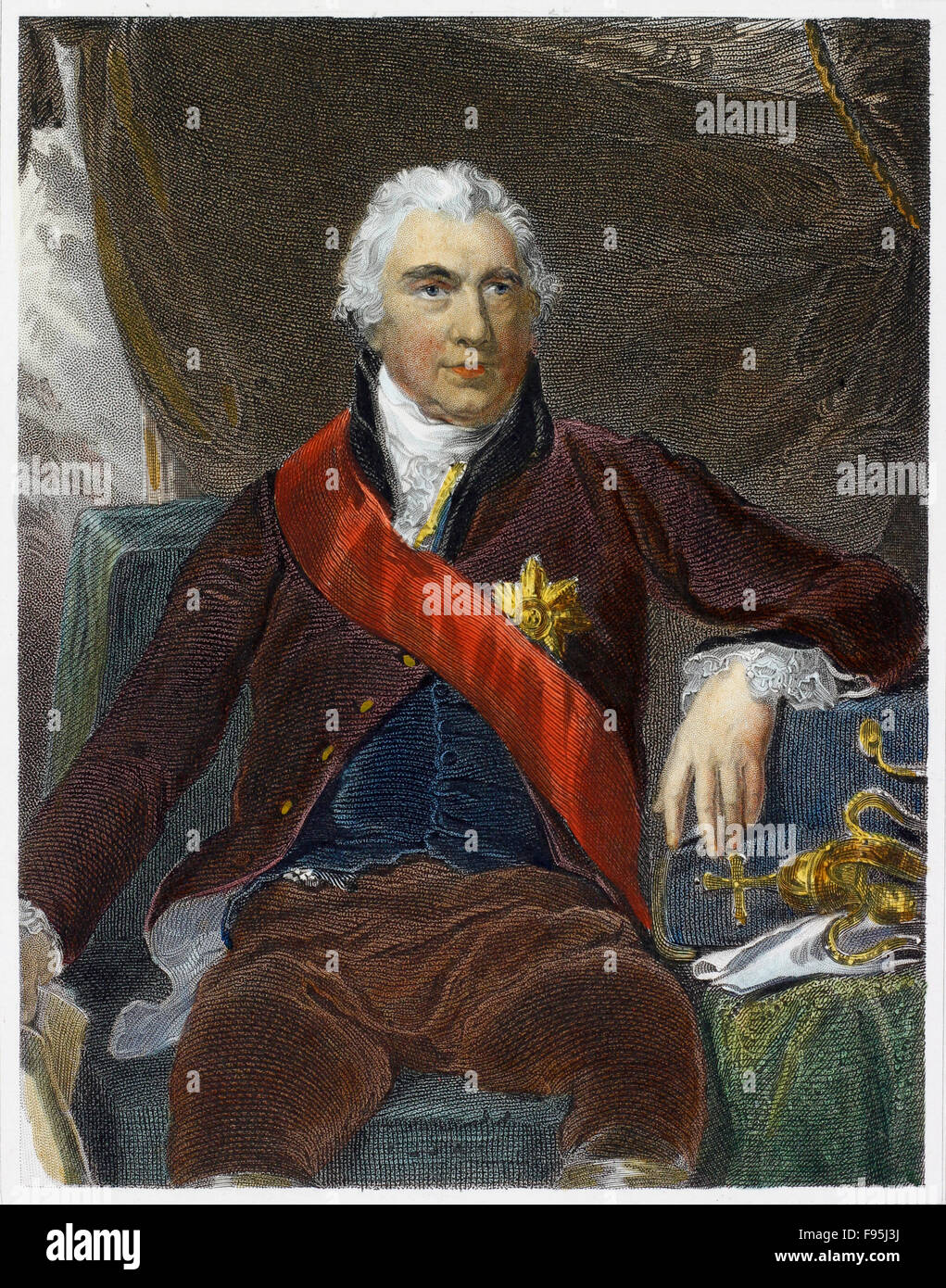 Sir Joseph Banks. Foto Stock