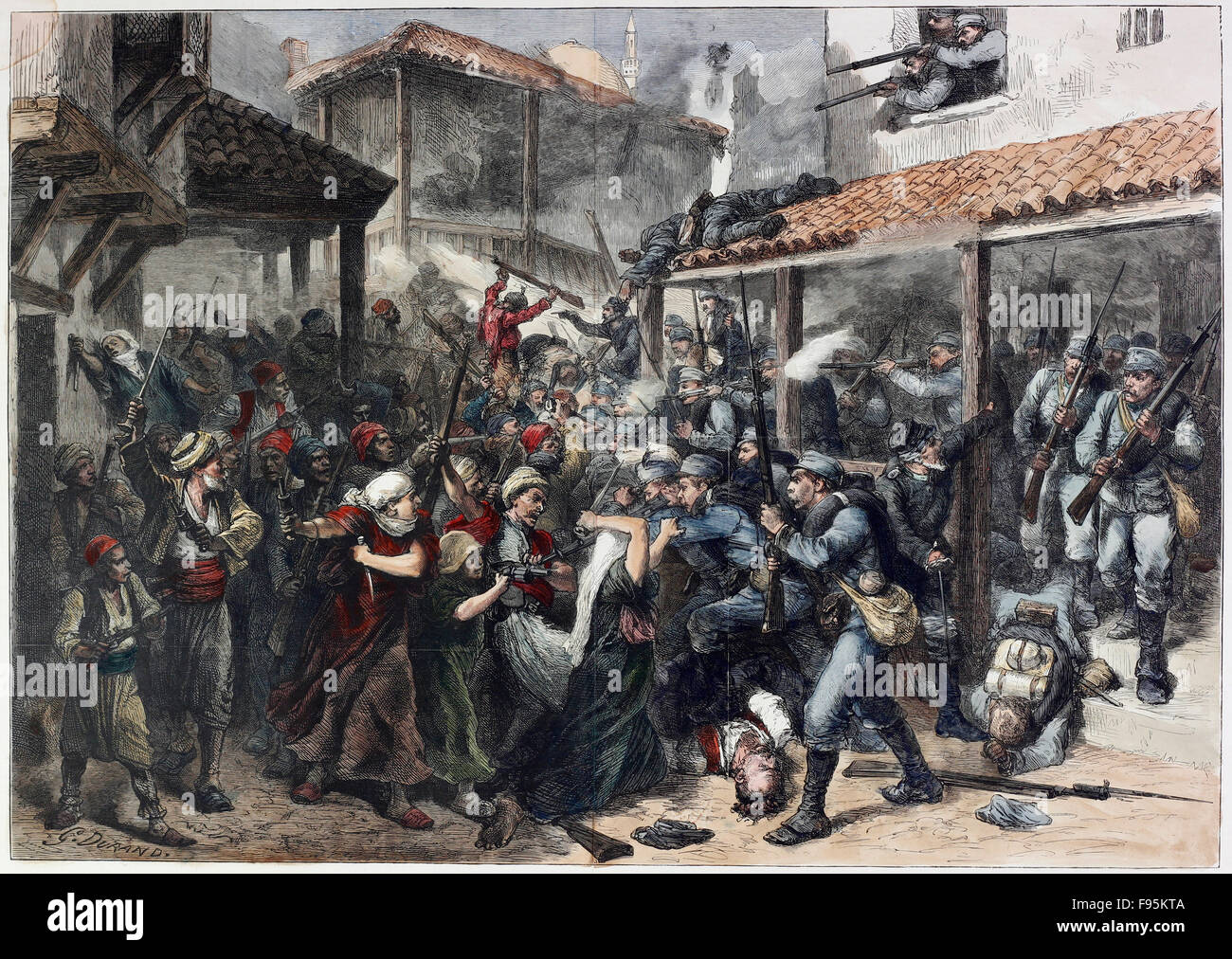 L'occupazione austriaca della Bosnia. Foto Stock