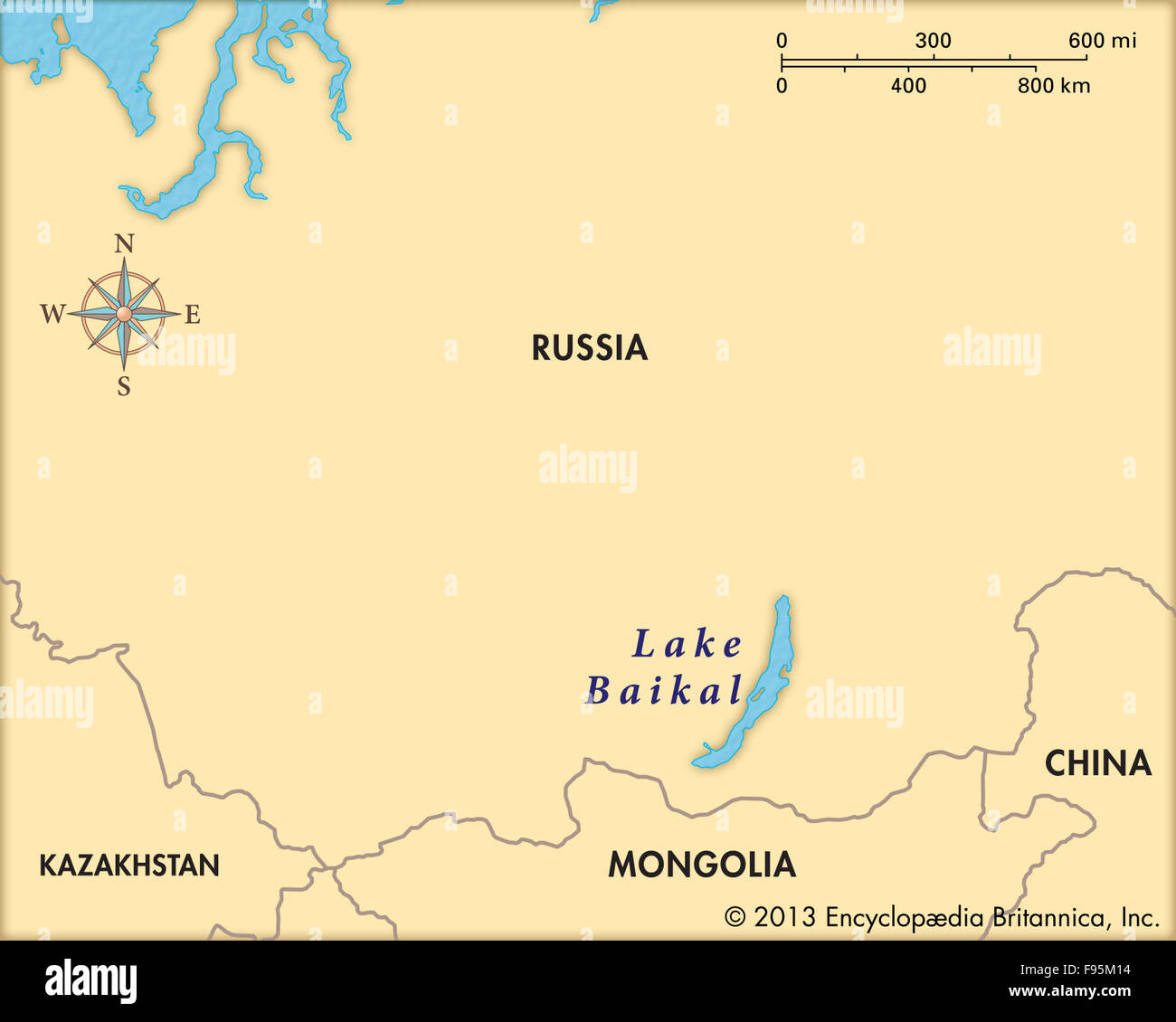 Lago Baikal Foto Stock