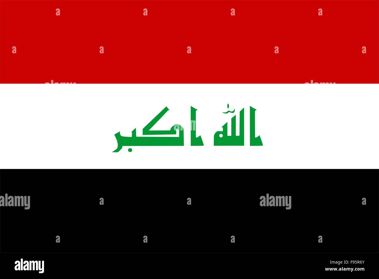 Bandiera Iraq Foto Stock