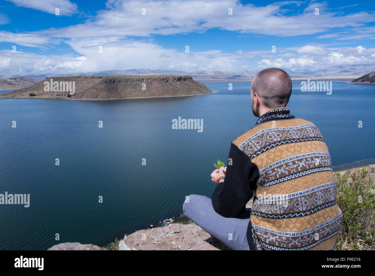 Lago Umayo, Perù Foto Stock