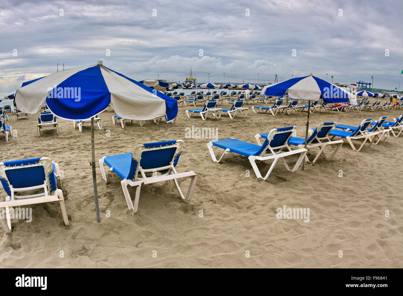 Spiaggia tropicale in Tenerife. Canarie. Spagna. Foto Stock