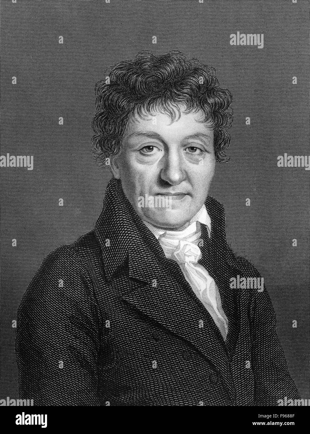 Lazare Nicolas Marguerite, Comte Carnot, 1753 - 1823, un uomo politico francese, ingegnere e matematico Foto Stock