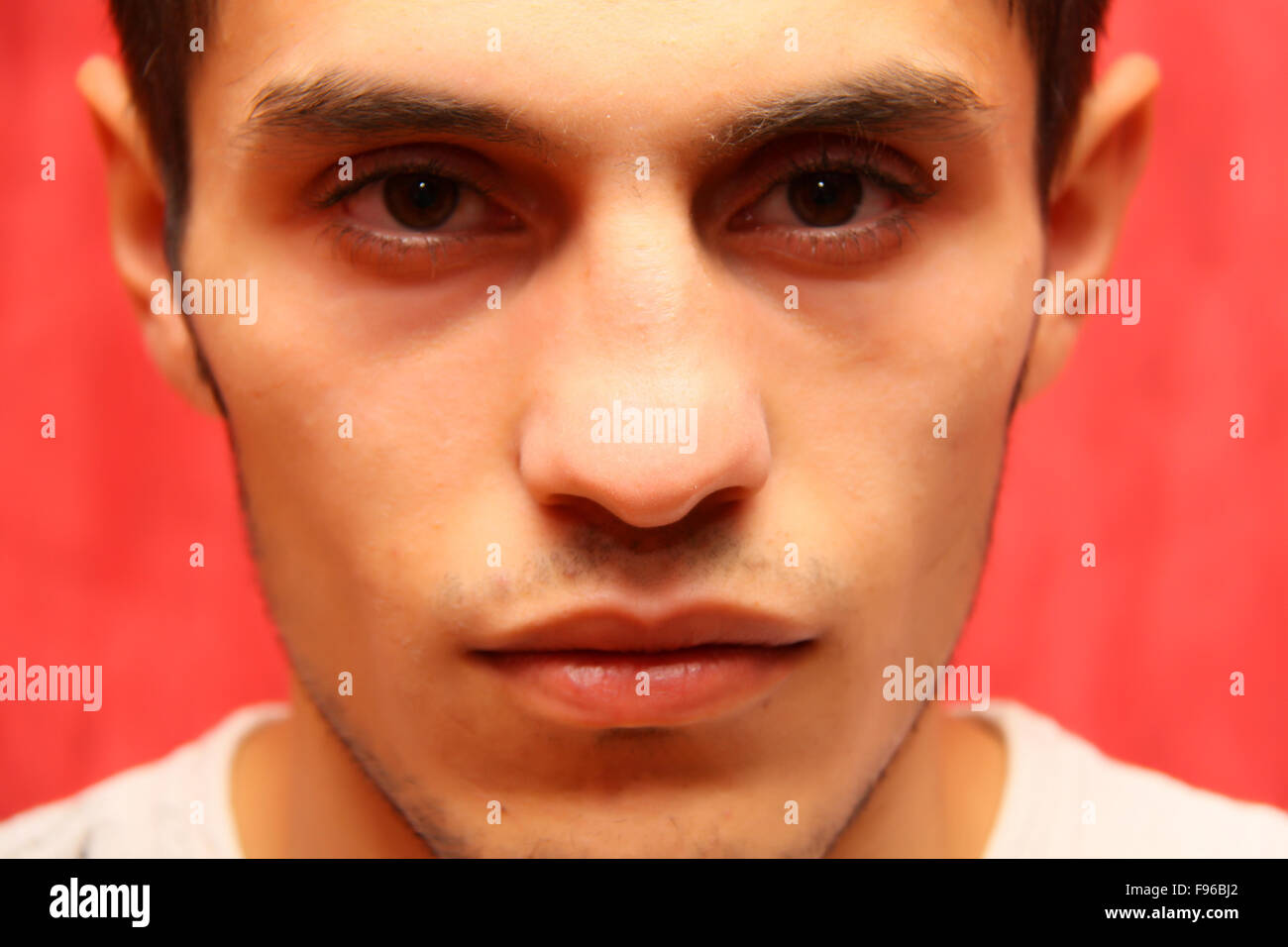 faccia male tipo Foto Stock