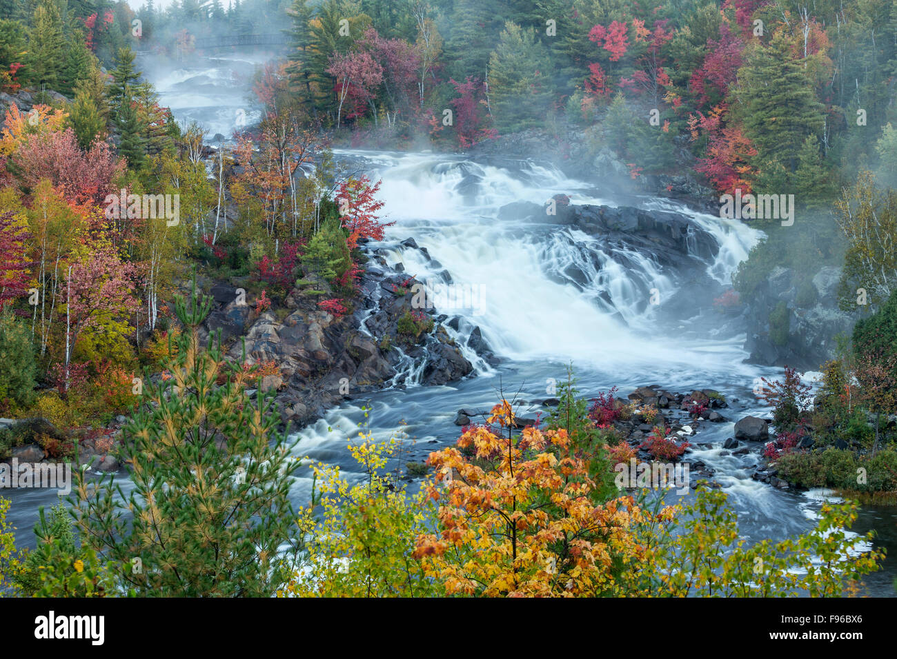 Onaping Falls, città di maggiore Sudbury, Ontario, Canada Foto Stock