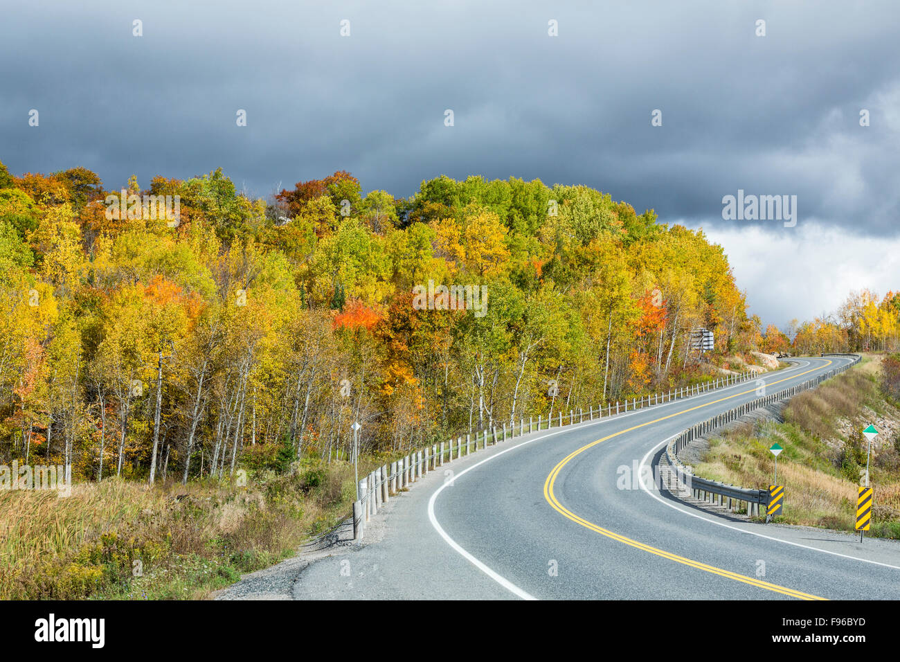 Autostrada 6, Espanola, Ontario, Canada Foto Stock