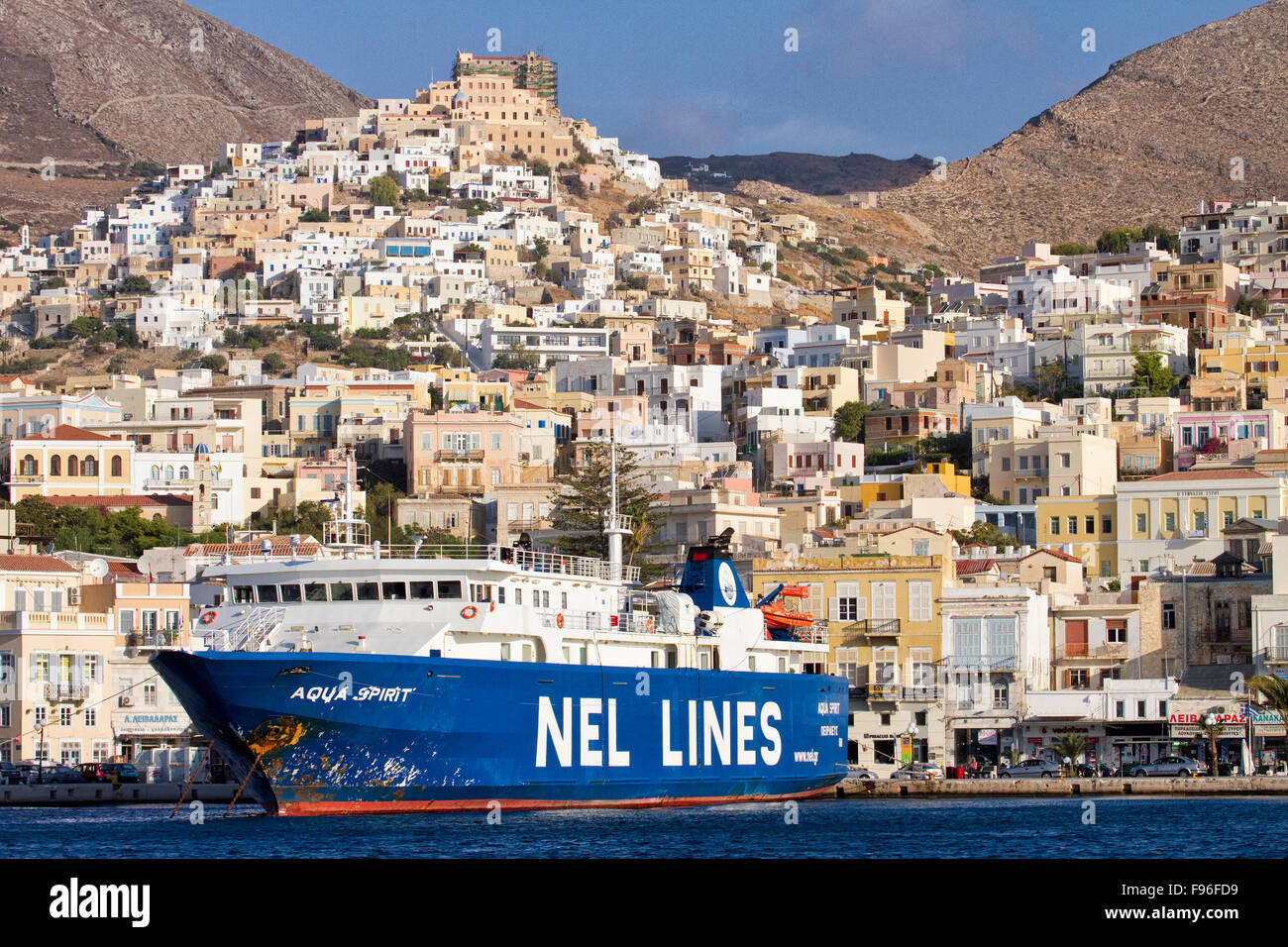 Ermoupolis, Syros, Isole greche Foto Stock