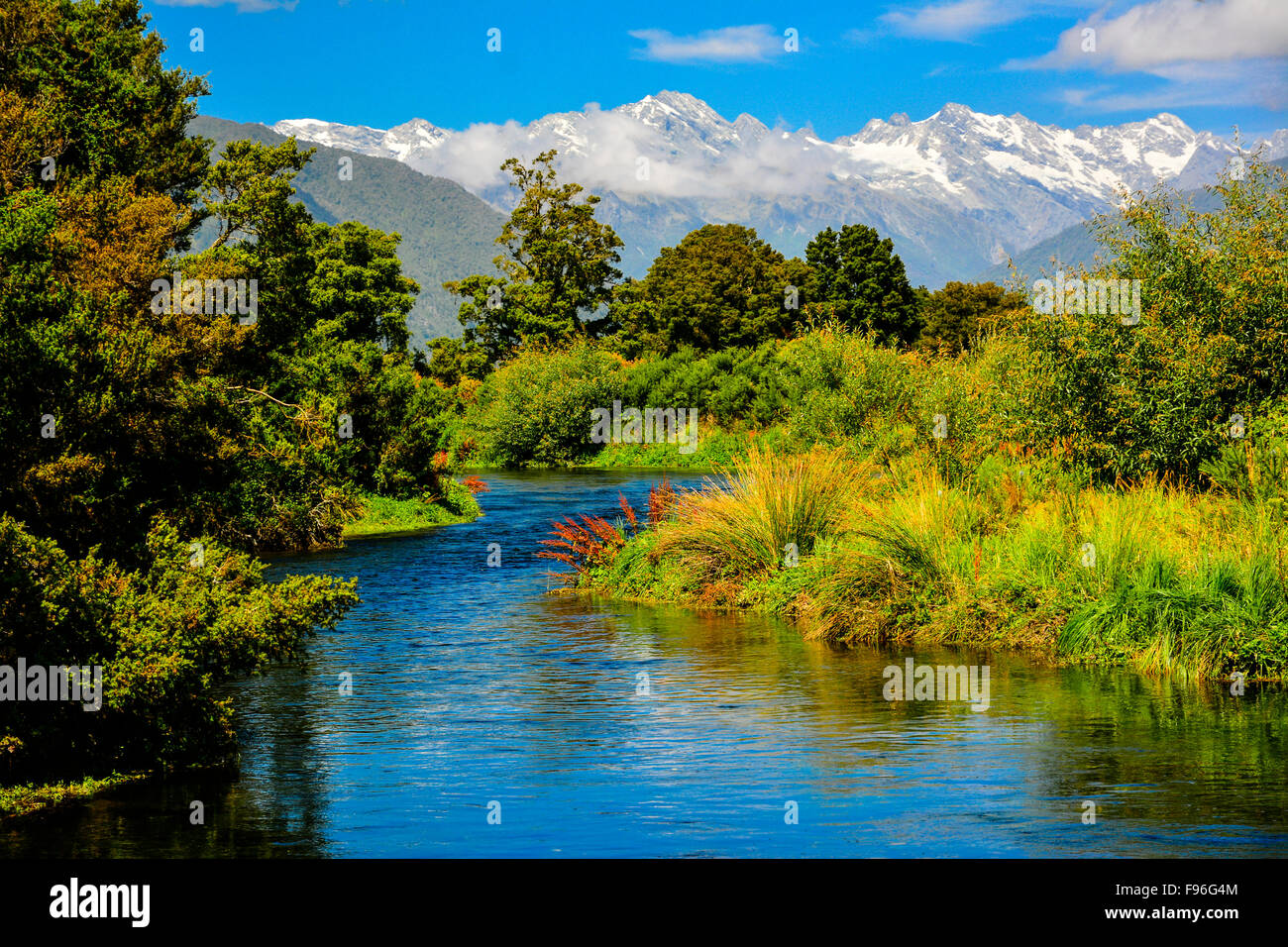 Spring Creek, Nuova Zelanda Foto Stock