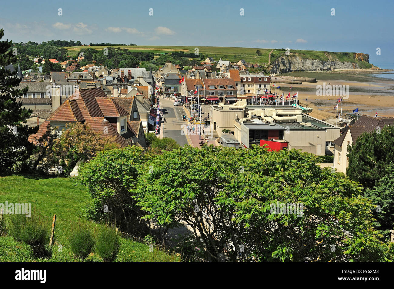 ArromancheslesBains, Dipartimento di Calvados, Normandia, Francia Foto Stock