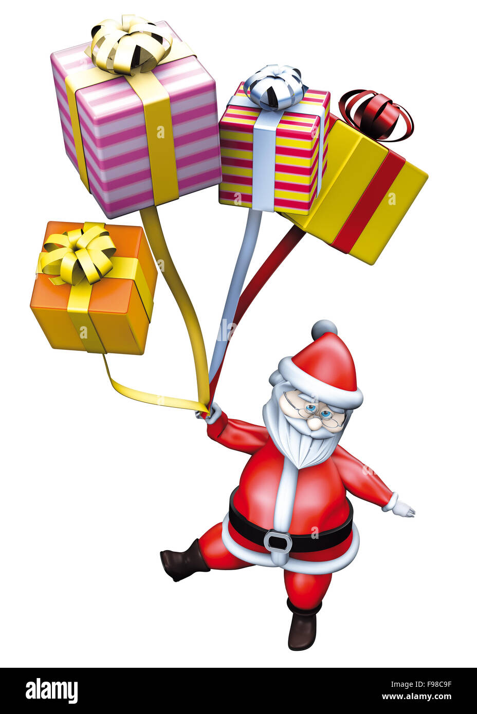 Santa Claus dono Foto Stock