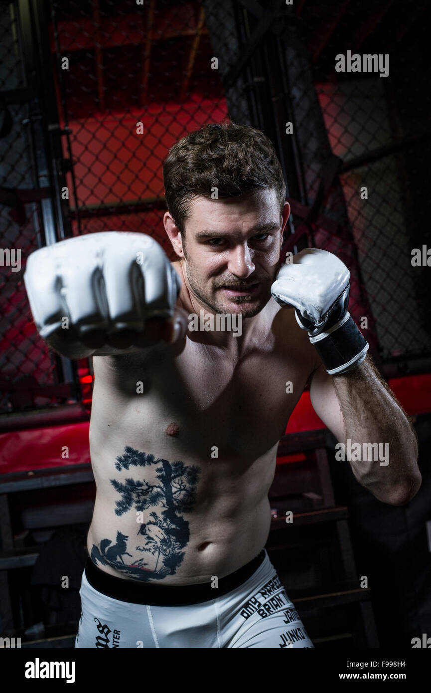 Mixed Martial Arts fighter Foto Stock