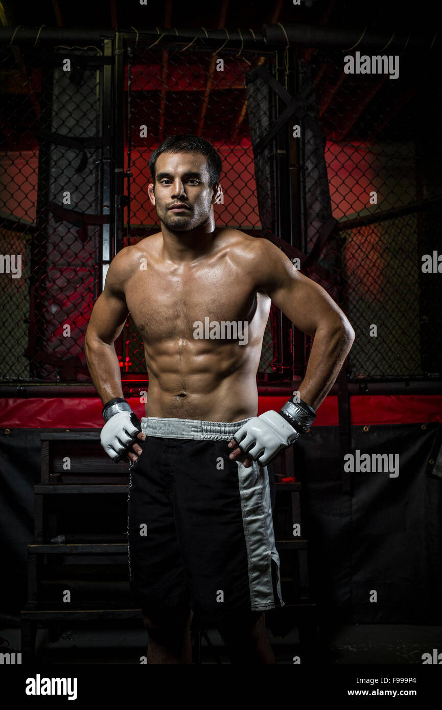 Mixed Martial Arts fighter Foto Stock