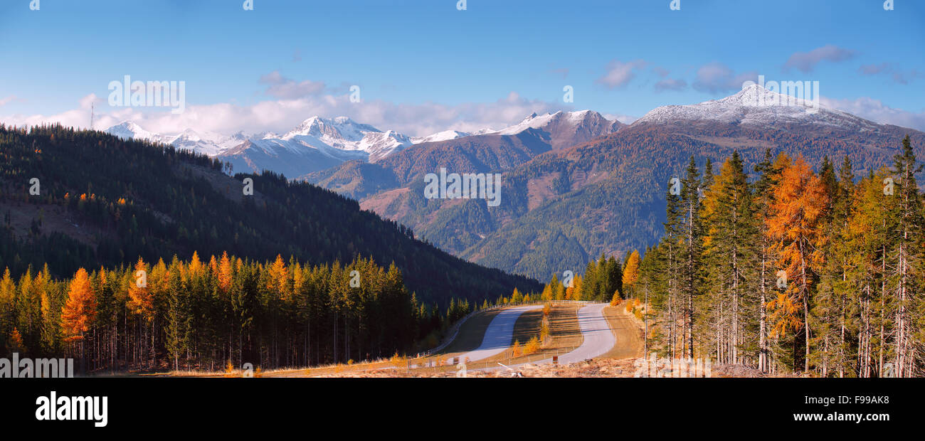 Giornata di ottobre in austrian mine antiuomo Foto Stock