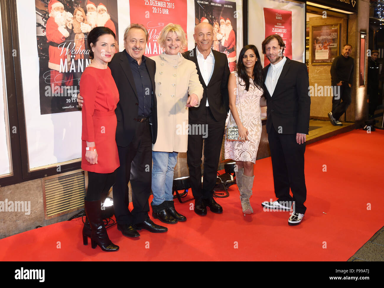 Monaco Di Baviera Germania Xiv Dic 15 Attori Marisa Burger L R Wolfgang Stumph Saskia Vester Heiner Lauterbach Collien Ulmen Fernandes E Oliver Korittke Arrivare Per La Premiere Di Ard Canale Tv Di Film