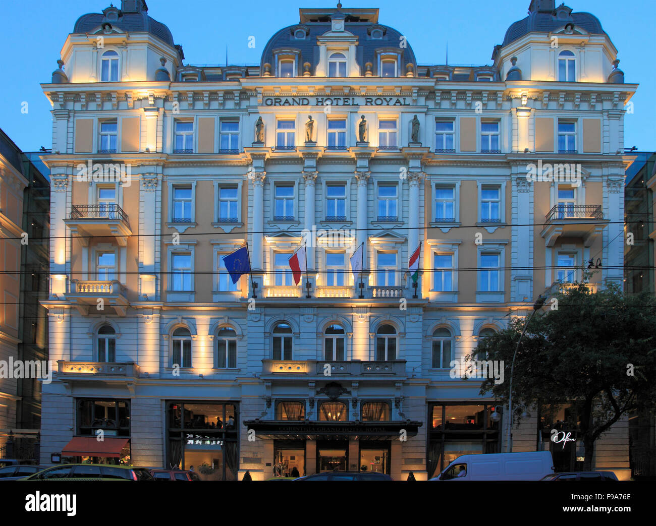 Ungheria Budapest Grand Hotel Royal Erzsébet körút Foto Stock