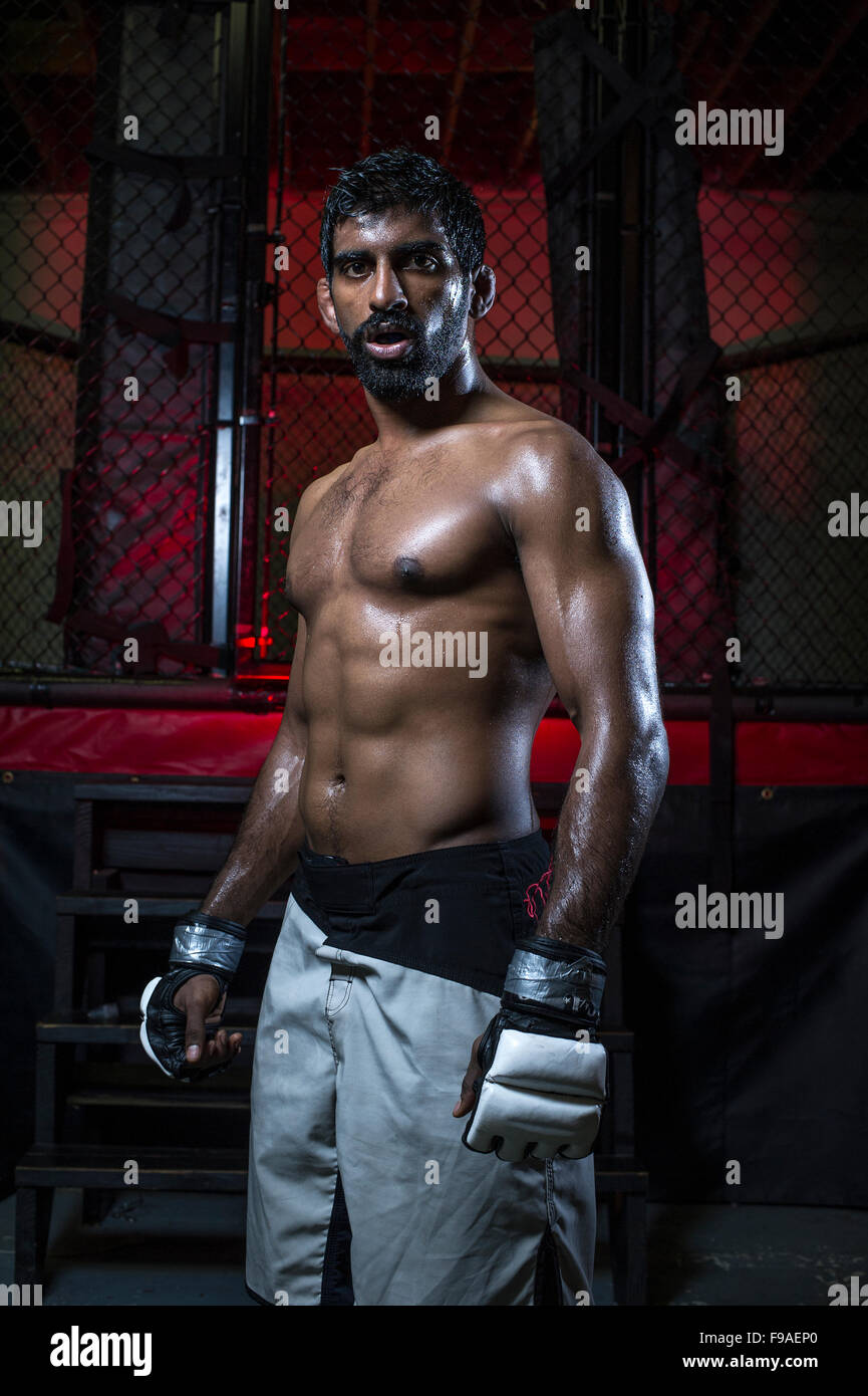 Mixed Martial Arts fighter Foto Stock