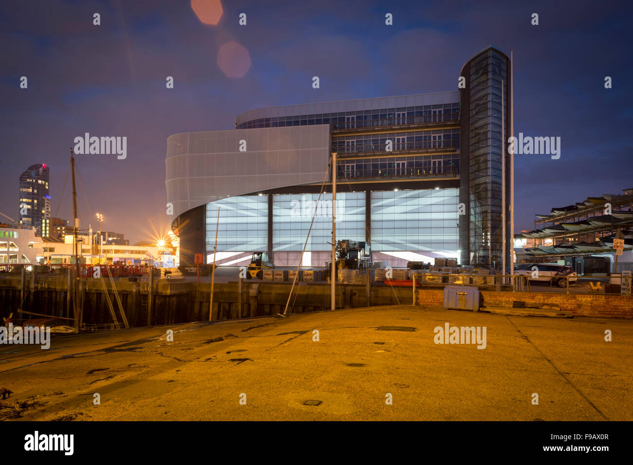 Team Land Rover BAR (Ben Ainslie Racing) Sede in Old Portsmouth Foto Stock