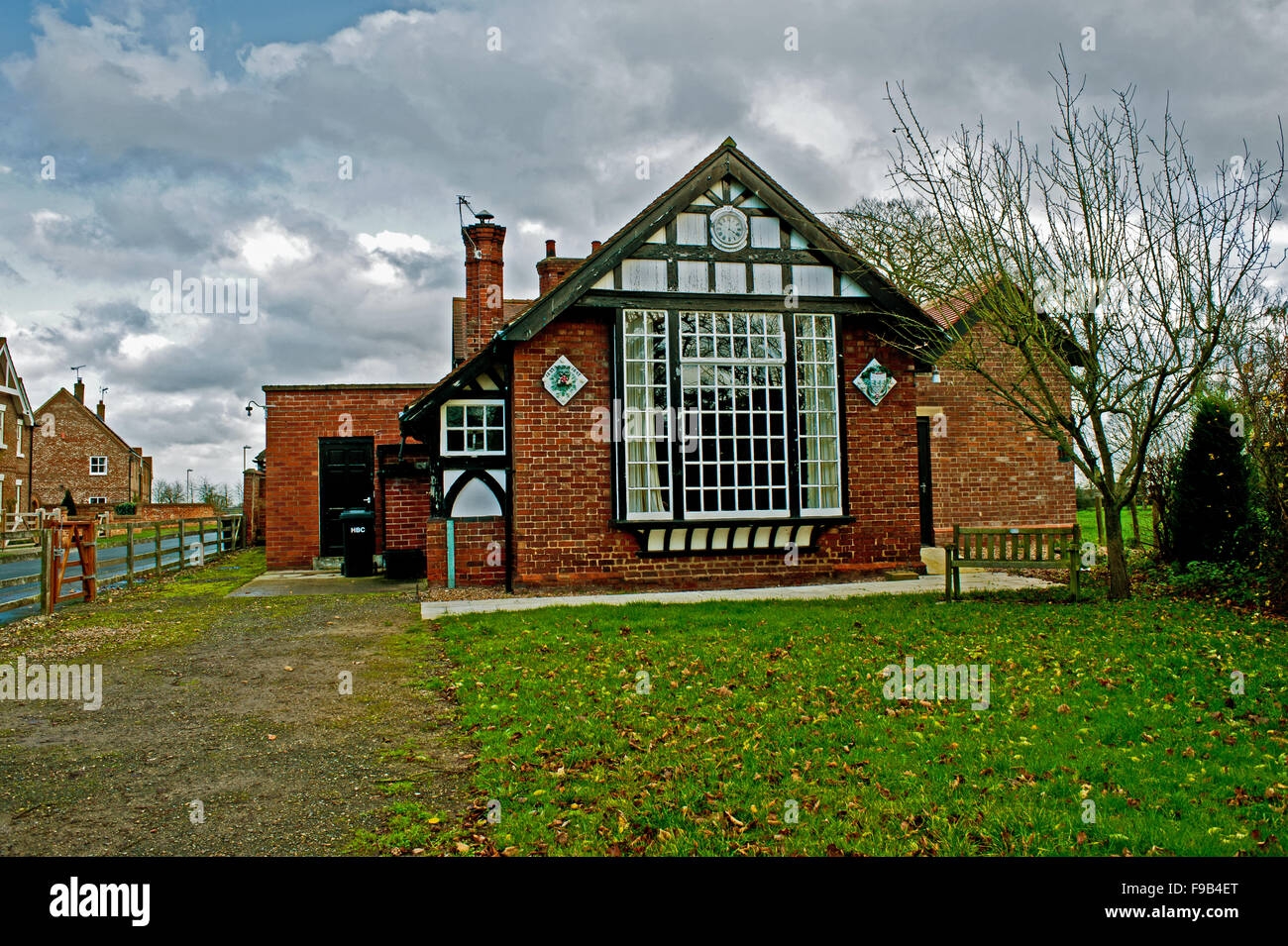 La Village Hall a Kirk Hamerton, North Yorkshire Foto Stock